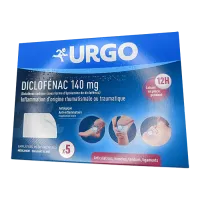 Фото Диклофенак URGO Франция :: Олфен аналог пластырь трансдермальный 140мг N5 (5 штук)