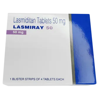 Ласмидитан (Lasmiditan) :: Рейвау, Reyvow аналог :: Lasmiray 50мг таблетки №4